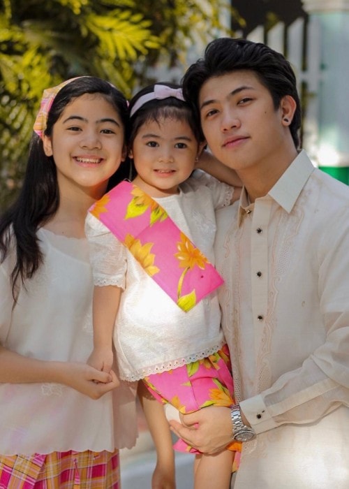 Ranz Kyle with his siblings as seen in March 2019