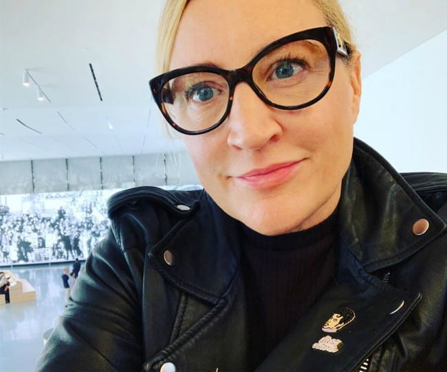 Sarah Thyre in a selfie as seen in July 2019