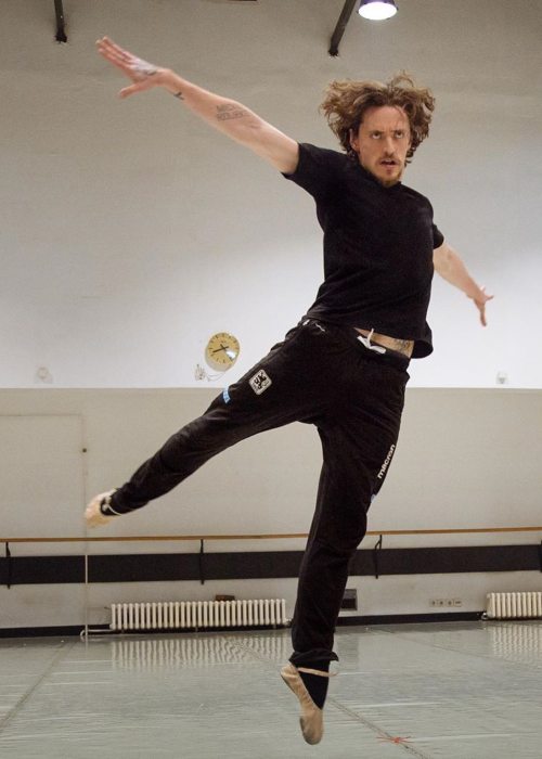 Sergei Polunin during his dance rehearsal as seen in May 2019