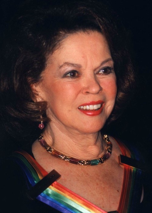 Shirley Temple during an event as seen in 1998