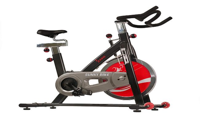 Sunny Health Fitness SF B1002 Belt Drive Indoor Cycle Bike