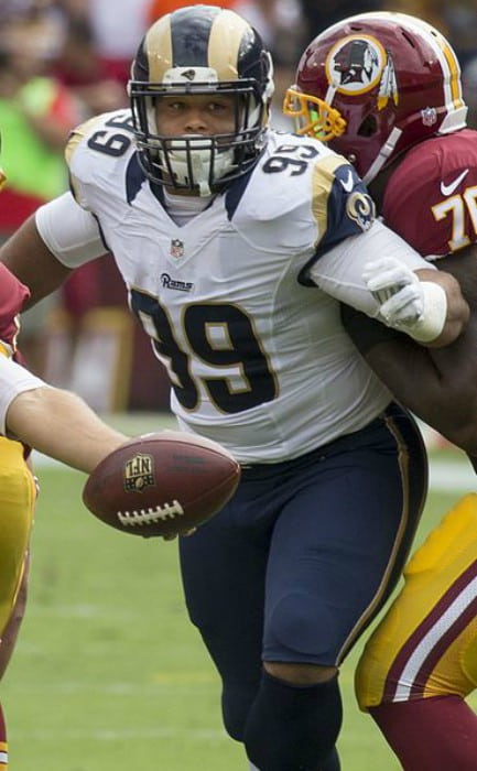 Aaron Donald during a match as seen in September 2015