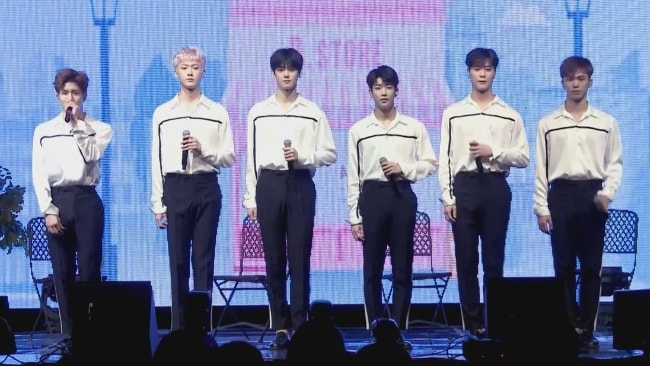 All the 'Astro' members as seen at 'Dream Part. 01' Showcase in May 2017