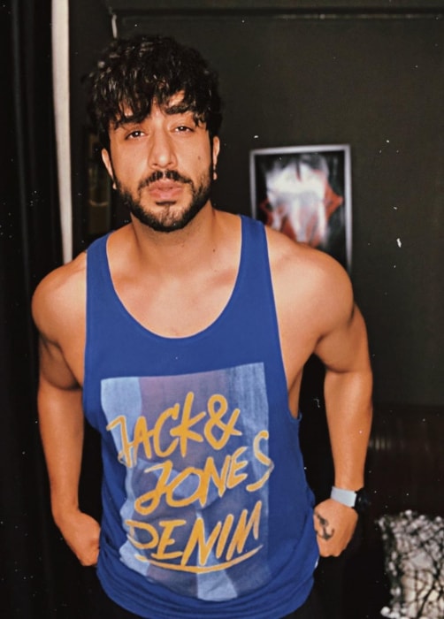 Aly Goni as seen in a picture taken in May 2019