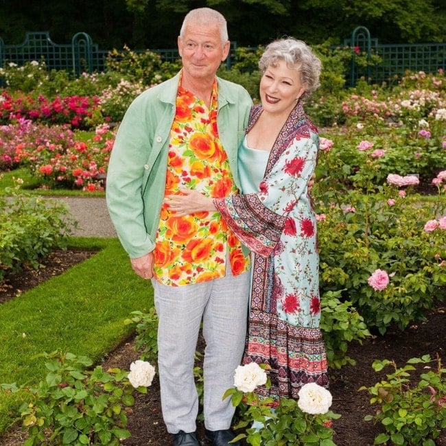 Bette Midler with her spouse Martin as seen in July 2019