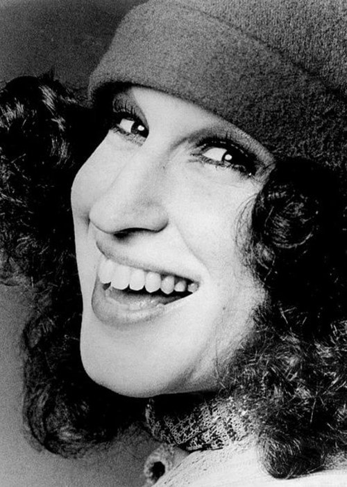 Bette Midler's photograph from August 1973