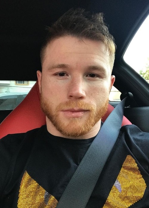 Canelo Álvarez as seen in May 2017