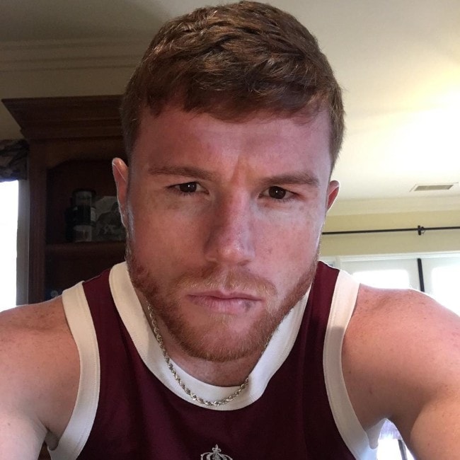 Canelo Álvarez as seen in October 2016