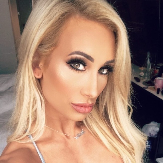 Carmella as seen in May 2019