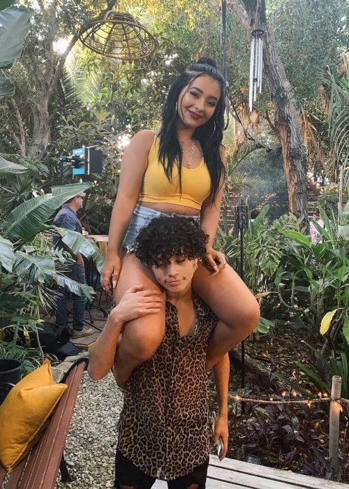 Diego Martir as seen in a picture with Danielle Cohn in July 2019