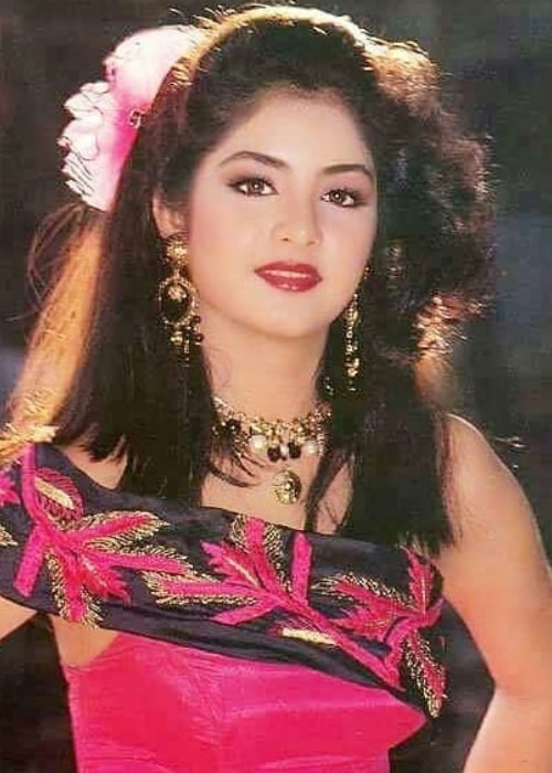 Divya Bharti as seen in a picture taken during the '90s