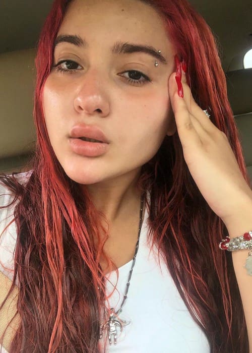 Dounia in an Instagram selfie as seen in August 2019