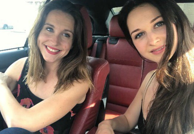 Hannah James (Right) and Hermione Lynch in a selfie as seen in June 2017