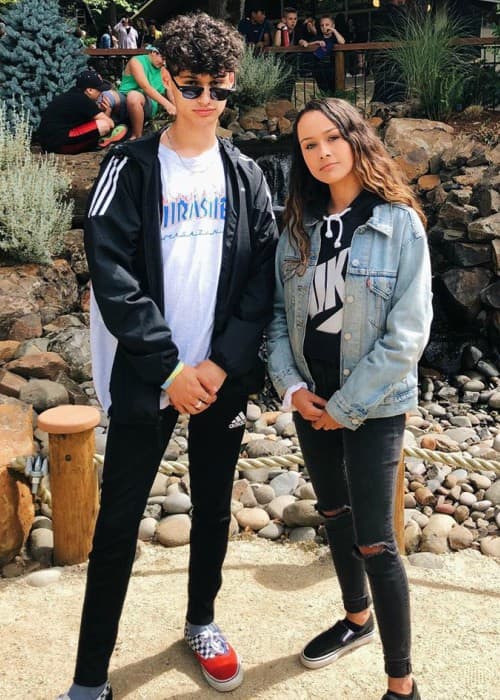 Isaiah Sousa and Mariah Sousa as seen in August 2019