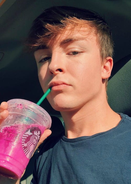 Jack Brinkman in an Instagram selfie as seen in July 2019