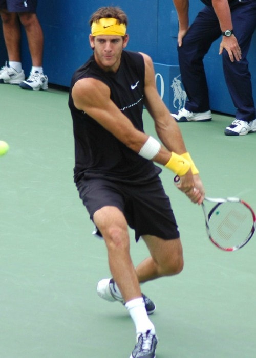 Juan Martín del Potro during the US Open in 2009