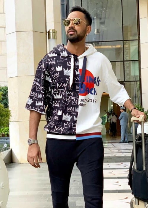 Krunal Pandya as seen in July 2019