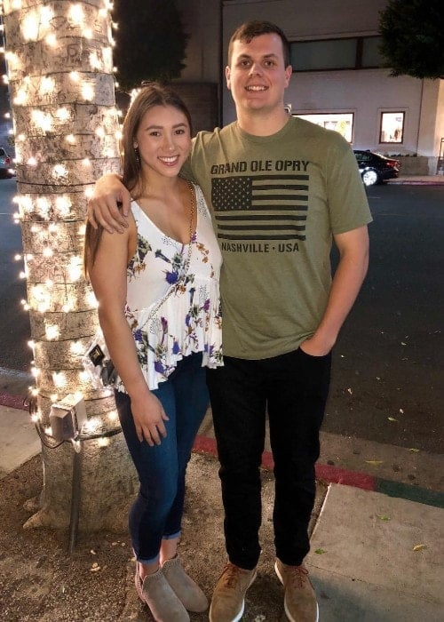 Kyla Ross with her boyfriend as seen in October 2018