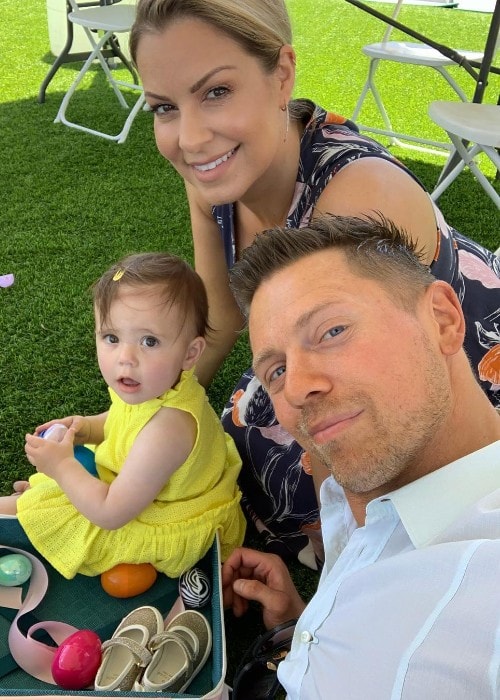 Maryse Ouellet with her family as seen in April 2019