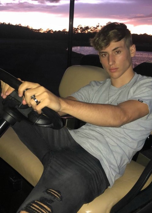 Mason Gaines in an Instagram post as seen in July 2019