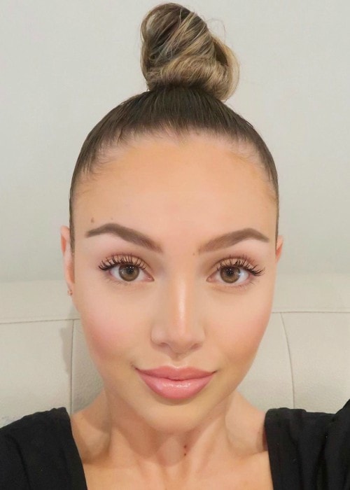 Nathalie Paris in an Instagram selfie as seen in August 2019