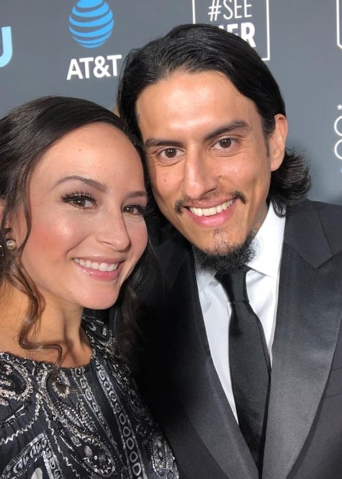 Richard Cabral as seen while posing for a selfie with Janiece Sarduy at the Critics’ Choice Awards in January 2019