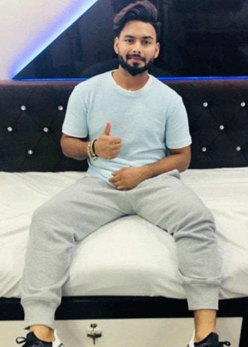 Rishabh Pant in an Instagram post in July 2019
