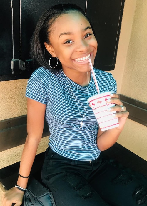 Saniyya Sidney as seen in a picture taken In-N-Out Burger in April 2019