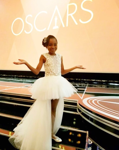 Saniyya Sidney as seen in a picture taken at the Oscars in Dolby Theatre, Hollywood Blvd in February 2017