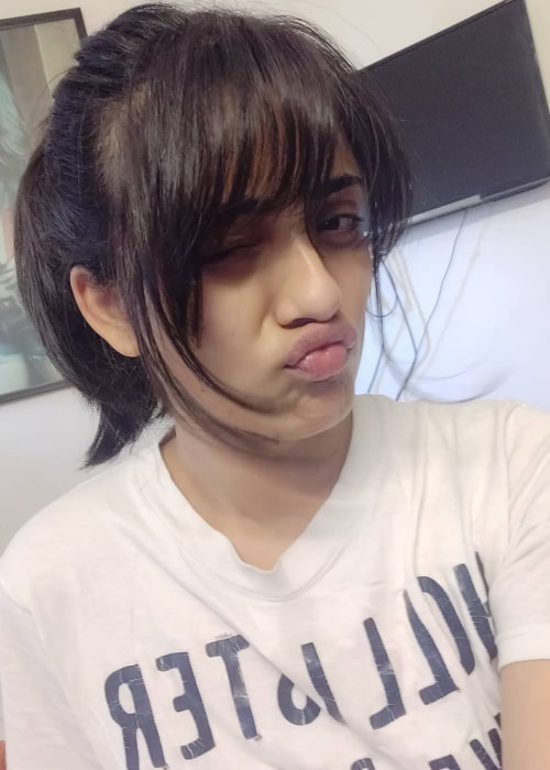 Shritama Mukherjee as seen in a selfie taken in April 2019