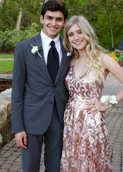 Sophie Bolen and Charlie Krug as seen in May 2018