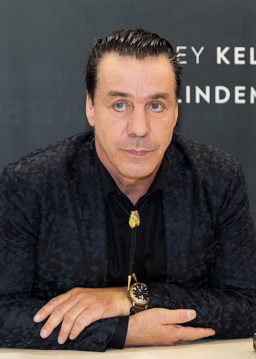 Till Lindemann at Buchmesse at Messegelände, Frankfurt, Hessen, Germany in October 2017