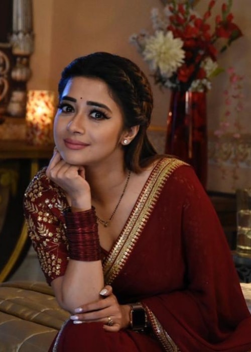 Tina Datta as seen in a picture taken on the set of Daayan in June 2019