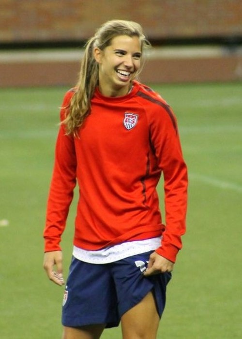 Tobin Heath as seen in December 2012