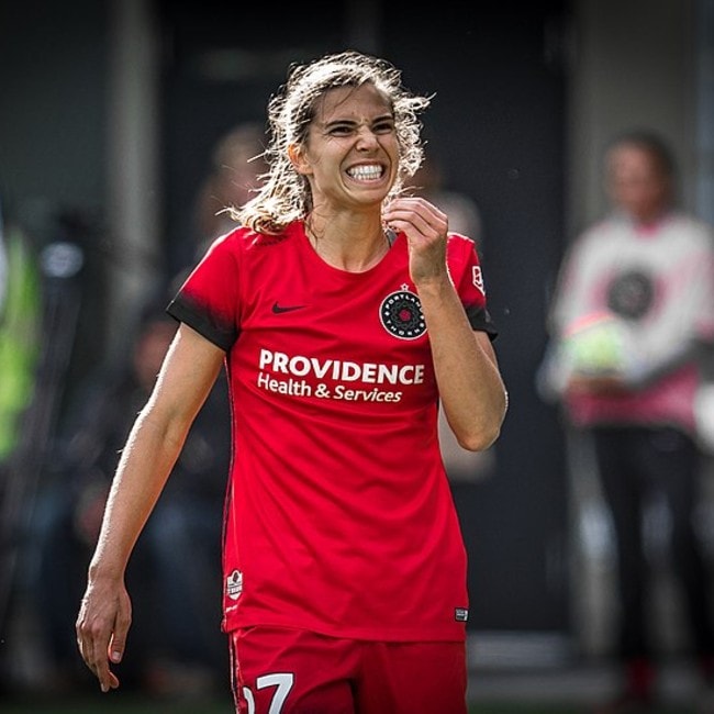 Tobin Heath as seen in May 2015