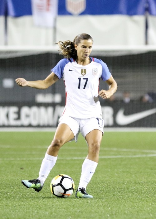 Tobin Heath as seen in September 2017