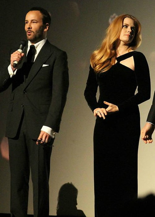 Tom Ford and Amy Adams as seen in October 2016