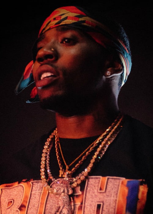 YFN Lucci during a performance as seen in April 2018