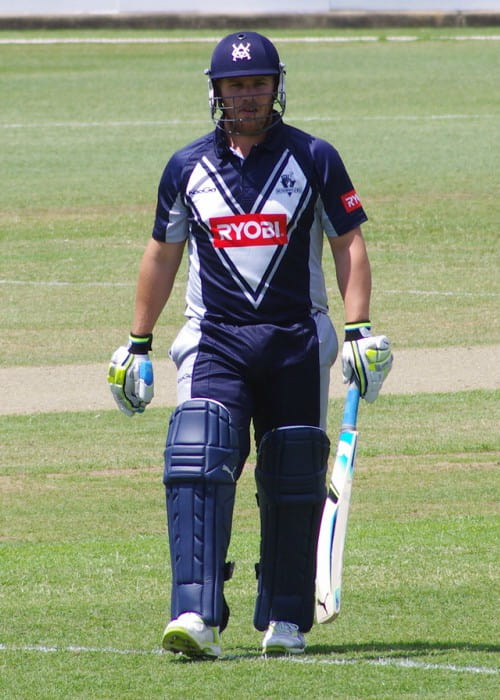 Aaron Finch during a match in October 2011