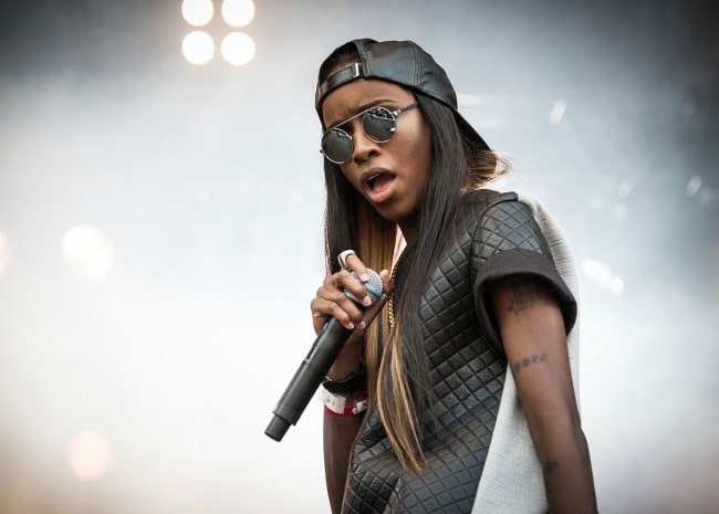 Angel Haze during a performance as seen in August 2013