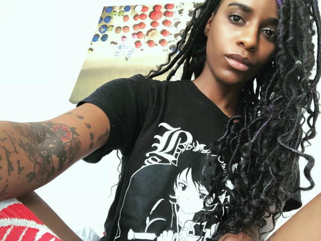 Angel Haze in a selfie as seen in October 2018