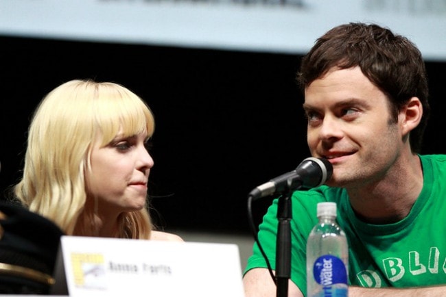 Bill Hader and Anna Faris at the 2013 San Diego Comic Con International