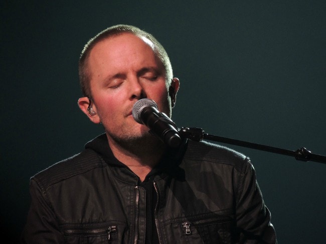 Chris Tomlin during a performance in March 2013