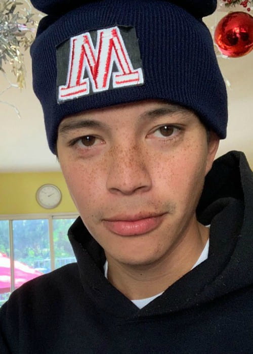 Christopher Chann in an Instagram selfie as seen in January 2019