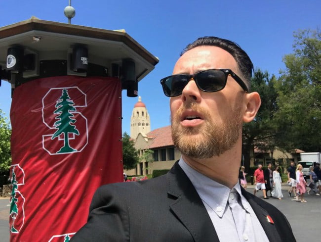 Colin Hanks in an Instagram selfie as seen in June 2018