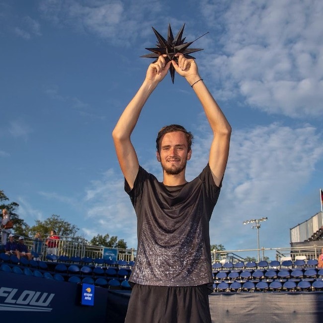 Daniil Medvedev as seen in August 2018