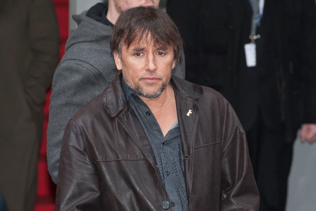 Director Richard Linklater after the press conference for Before Midnight in February 2013