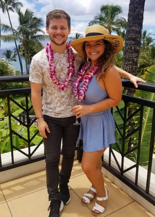 Drew Lynch and McKaylyn Lynch as seen in July 2019