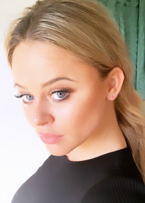 Emily Atack in a selfie as seen in March 2019