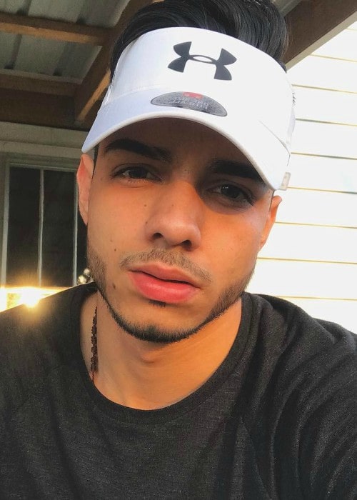 Eric Álvarez in an Instagram selfie as seen in February 2017